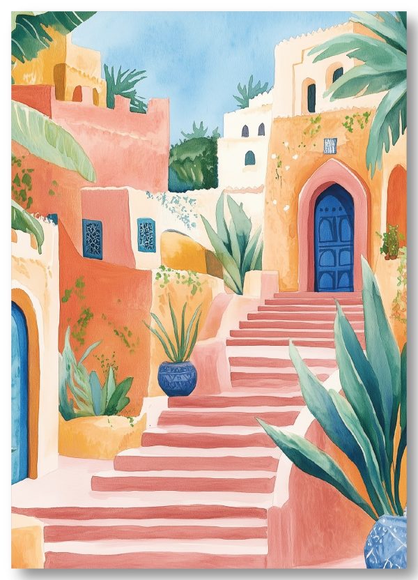 By Streepjes Designs, A6 kaart `Marakech` - Afbeelding 1