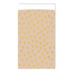 Kadozakje, Small 7cmx13cm `Gouden hartjes beige`   ( per stuk )