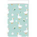 Kadozakje, Medium 12cmx19cm `Little goose` gansje mint ( per stuk )