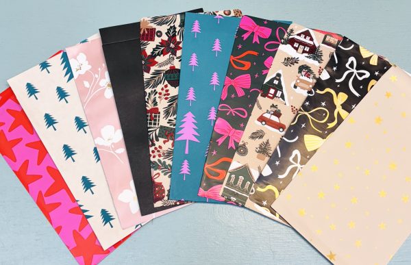 Kadozakjes SET, Medium 12cmx19cm `Kerst` 10 zakjes - Afbeelding 1