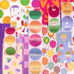 Inpakset `Feest` kleurrijk