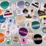 Stickermix KERST  ( mix van 35 stuks )