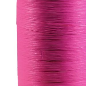 Krullint 10mm paperlook `Fel roze`  ( 5 meter )