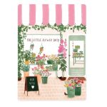 The Lemonbird, kaart A6 `Little flower shop` bloemenwinkel