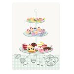 The Lemonbird, kaart A6 `High tea` taartjes