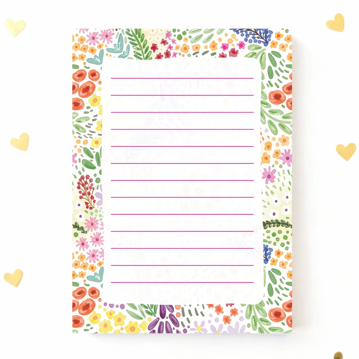 Afbeelding 5 Aniet Illustration, notitieblok `Watercolour bloemetjes` - Afbeelding 1
