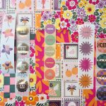 Inpakset zakjes en stickers  `Zomer` zomerse bloemen bohemian