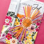 Kadosetje juf Bloemen - notitieblokje A5 ` Lijstje van de juf`+ pen