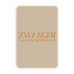 Wensjegeluk, kaart A6 met goud accent `Zwanger van harte gefeliciteerd!` beige tint