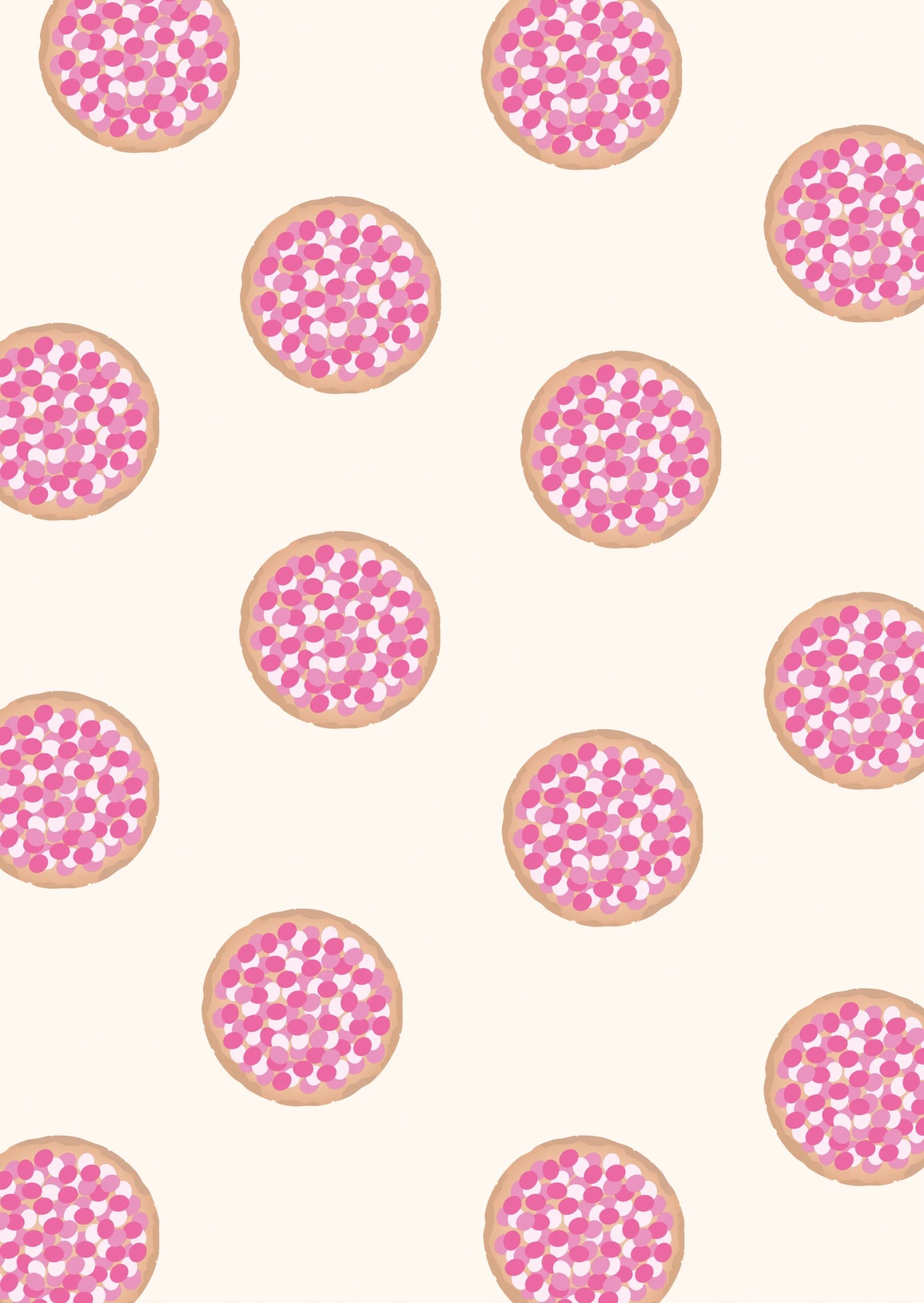 Afbeelding 28 Vol liefs , A6 ansichtkaart `Beschuit met muisjes` roze - Afbeelding 1