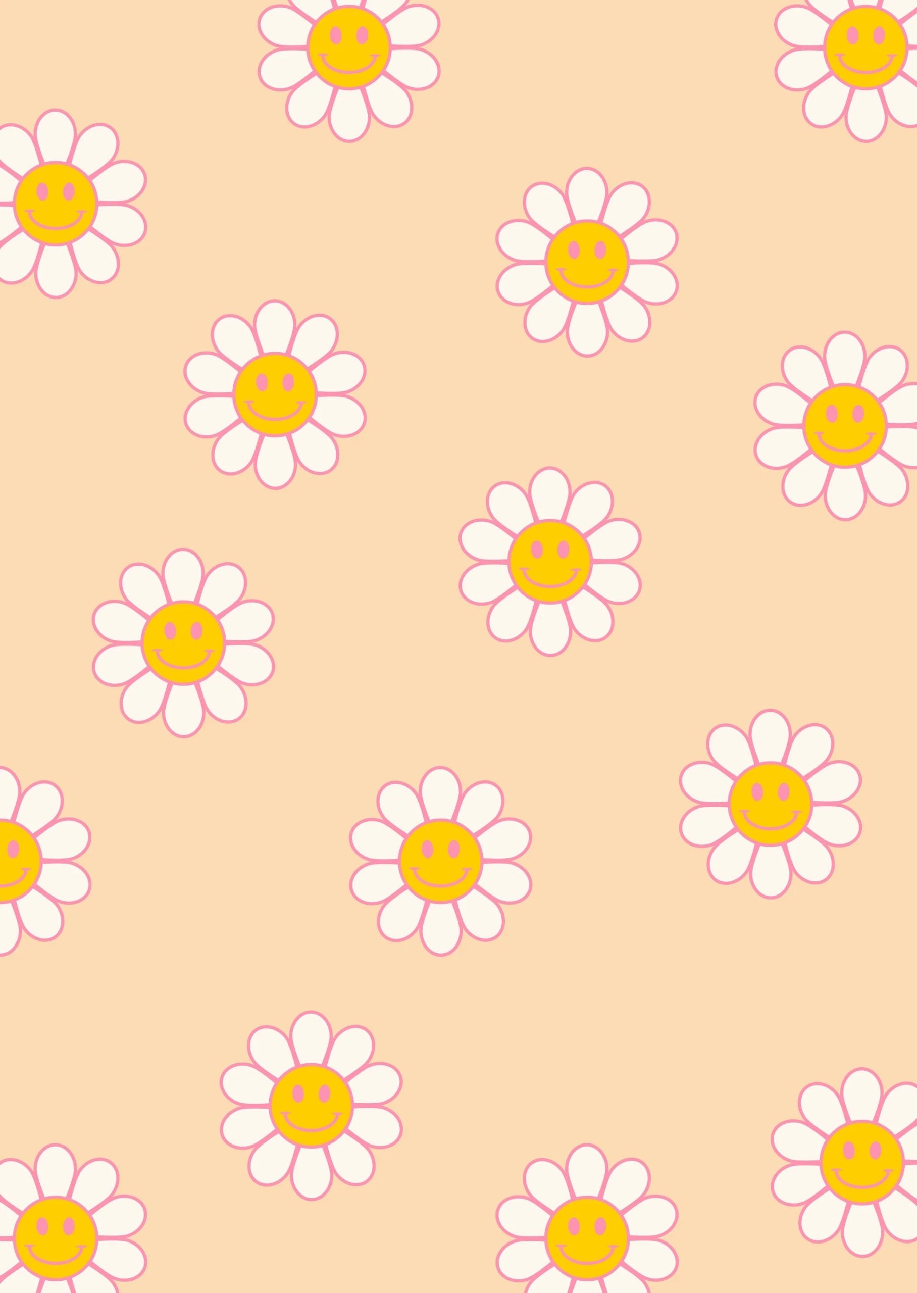 Afbeelding 39 Vol liefs , A6 ansichtkaart `Smiley madeliefjes` - Afbeelding 1